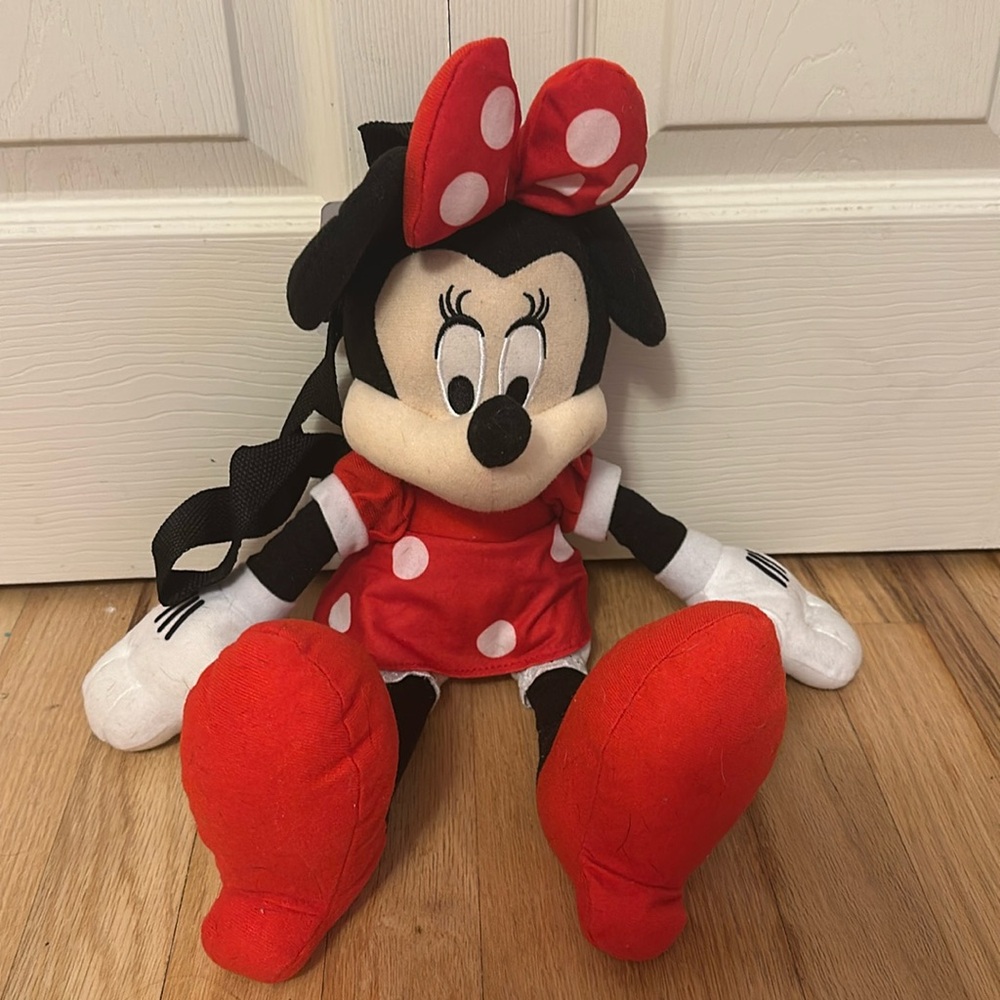 NWT Minnie Mouse doll toddler backpack